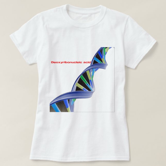 DNA - Deoxyribonucleic syra T Shirt (Design framsida)