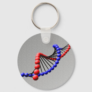 DNA - Dubbel spiral Keychain Nyckelring