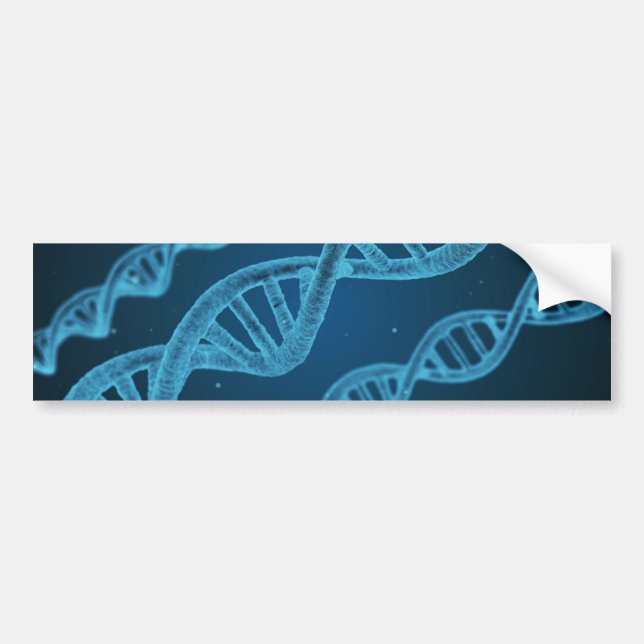 DNA-Dubbla Helix Bildekal (Framsidan)