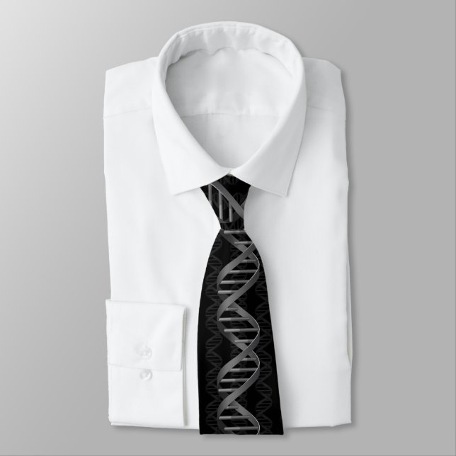 DNA-Dubbla Helix Black Tie Slips (Bunden)