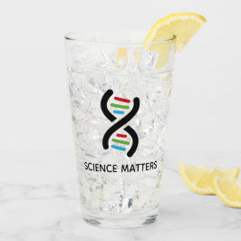 DNA-Dubbla Helix Design Drining Glass Glaskopp