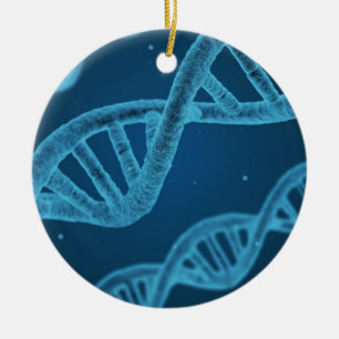 DNA-Dubbla Helix Julgransprydnad Keramik