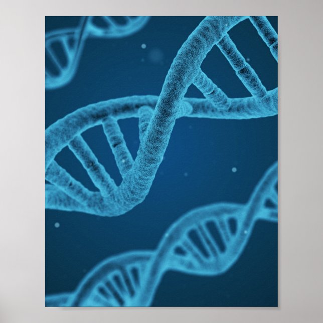 DNA-Dubbla Helix Poster (Framsidan)