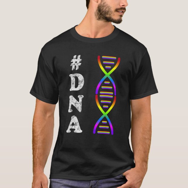 DNA-Dubbla Helix T Shirt (Framsida)