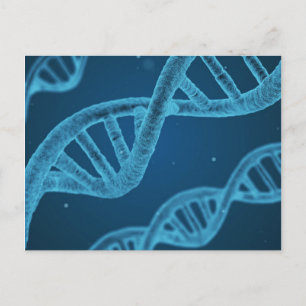 DNA-Dubbla Helix Vykort
