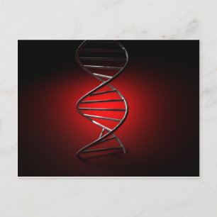 DNA-Dubbla Helix Vykort