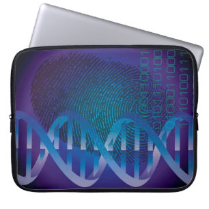 DNA-fingeravtrycksvetenskap Laptop Fodral