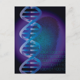 DNA-fingeravtrycksvetenskap Vykort