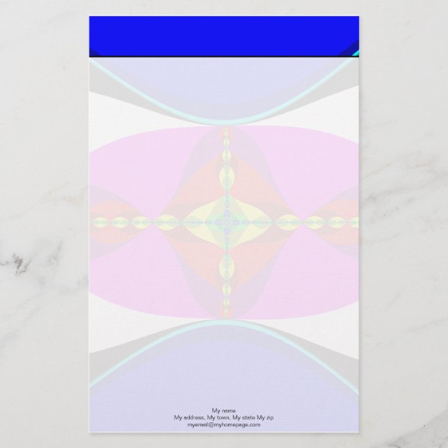 DNA - Fractal Art Brevpapper (Framsida)