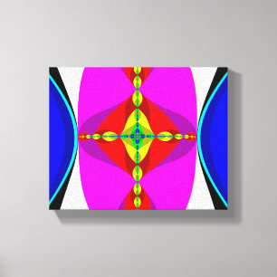 DNA - Fractal Art Canvastryck