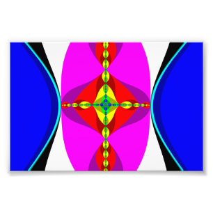 DNA - Fractal Art Fototryck