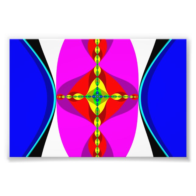 DNA - Fractal Art Fototryck (Framsidan)