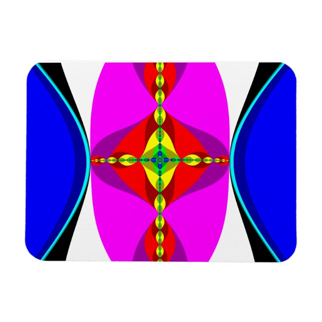 DNA - Fractal Art Magnet (Horisontell)