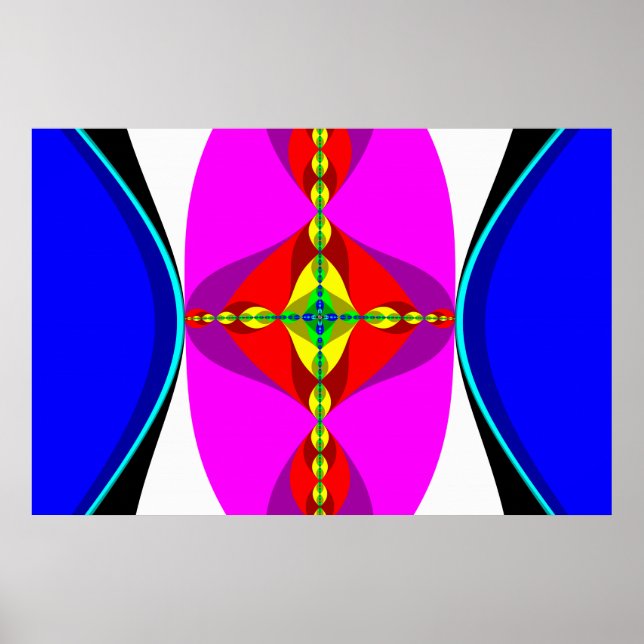 DNA - Fractal Art Poster (Framsidan)