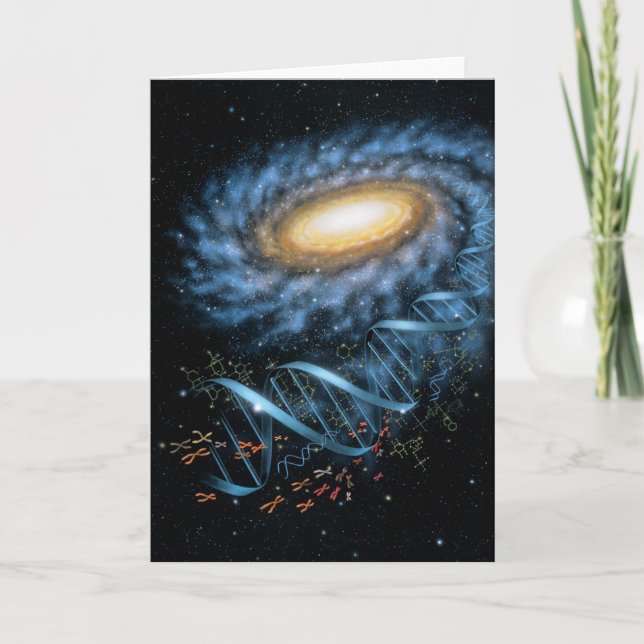 Dna-galaxkort Kort (Framsida)