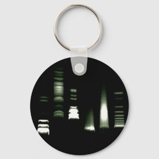 DNA Gel Electrophoresis Keychain Nyckelring