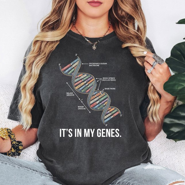 Dna Gener Böcker Vetenskapsutbildning Design T Shirt (Skapare uppladdad)