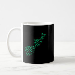 DNA Genetisk kod Biolog Gift Science Biology Kaffemugg