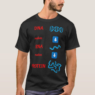 DNA gör att RNA gör protein molekylär cellbiologi T Shirt