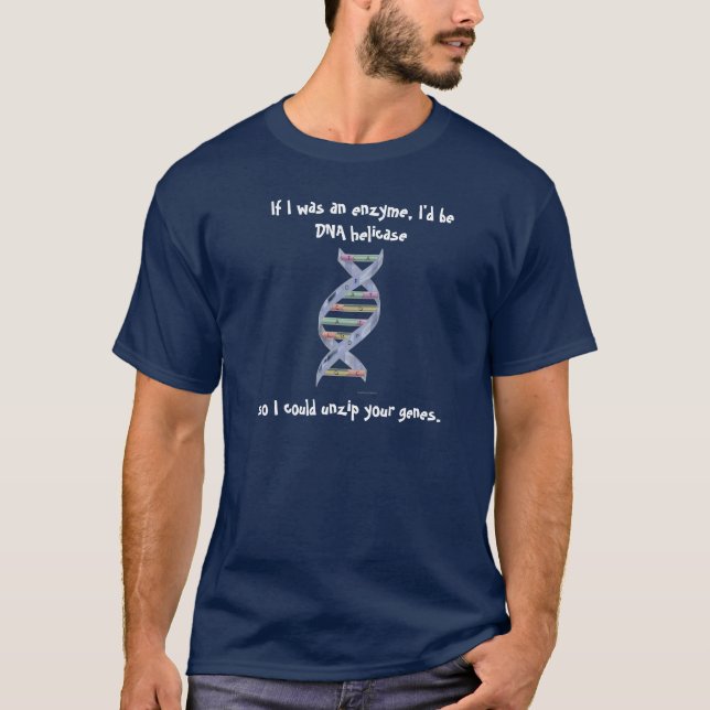 DNA Helicase T-shirt (Framsida)