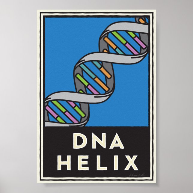 DNA Helix Poster (Framsidan)