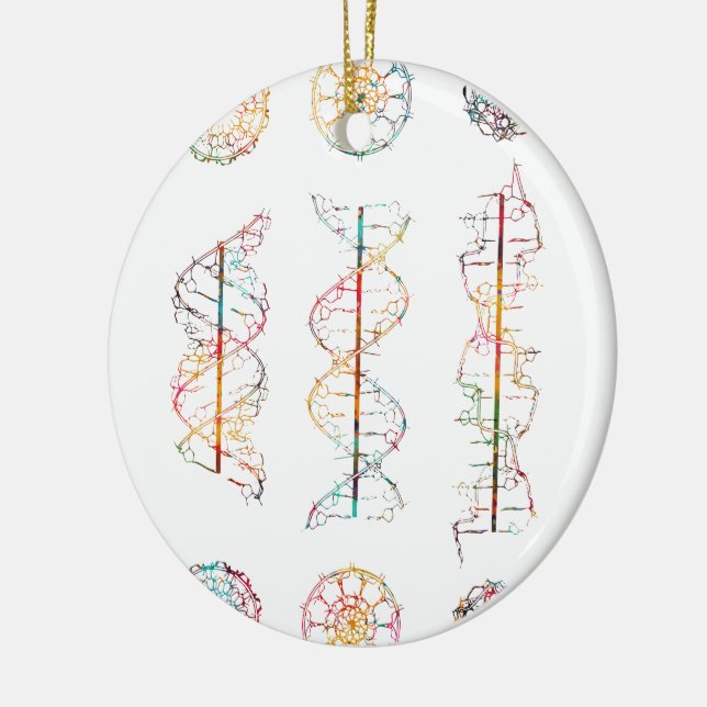 DNA-helixkonformation Julgransprydnad Keramik (Vänster)
