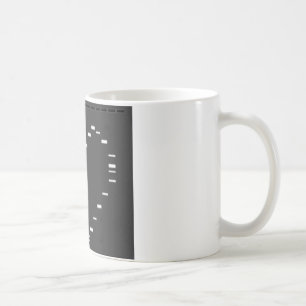 Dna-hjärta på agarosegelen kaffemugg