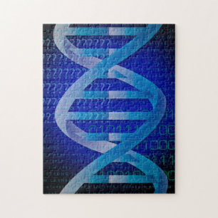 DNA ID Blue Medical Science Pussel