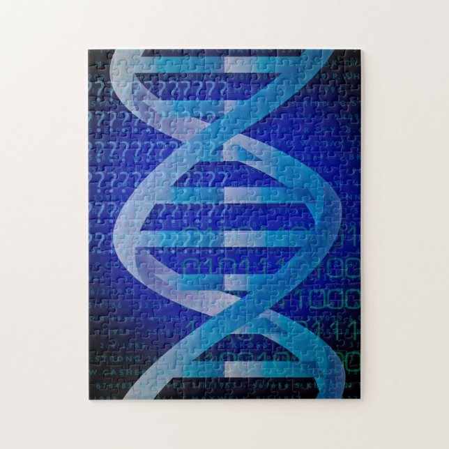 DNA ID Blue Medical Science Pussel (Vertikal)