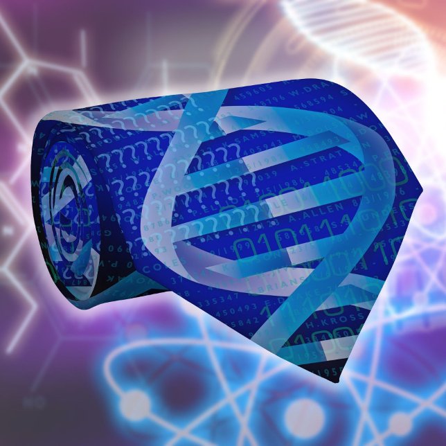 DNA ID Medical Science Blue Slips (DNA ID Medical Science Blue Patterned Tie)