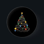 Dna Julgran Funny Science Puns jul Te Knapp<br><div class="desc">Dna Julgran Funny Science Puns jullärare</div>