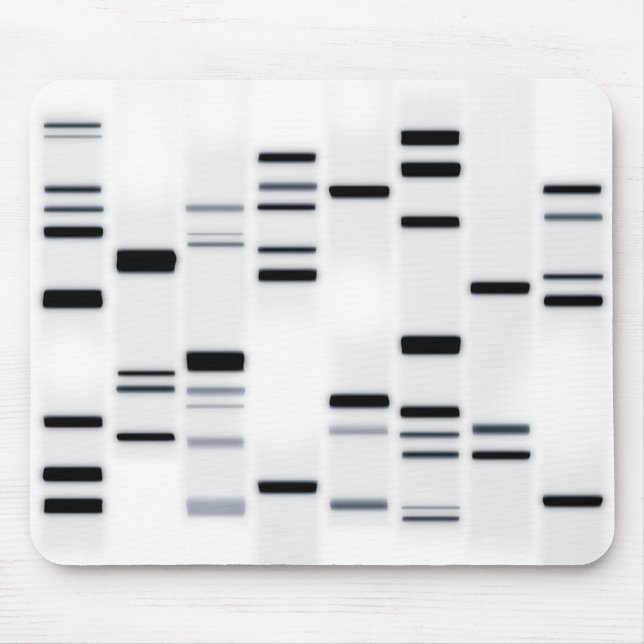 DNA-kod Art Black on White Musmatta (Framsidan)