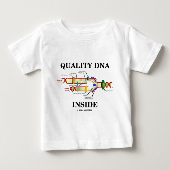 DNA-kvalitet inuti (DNA-replikering) T-shirt (Framsida)
