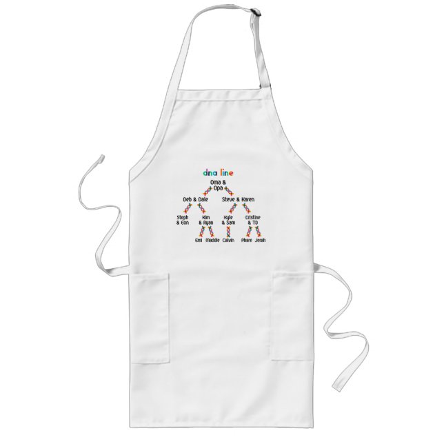 DNA-linjeförskjutning Långt Förkläde (Framsidan)