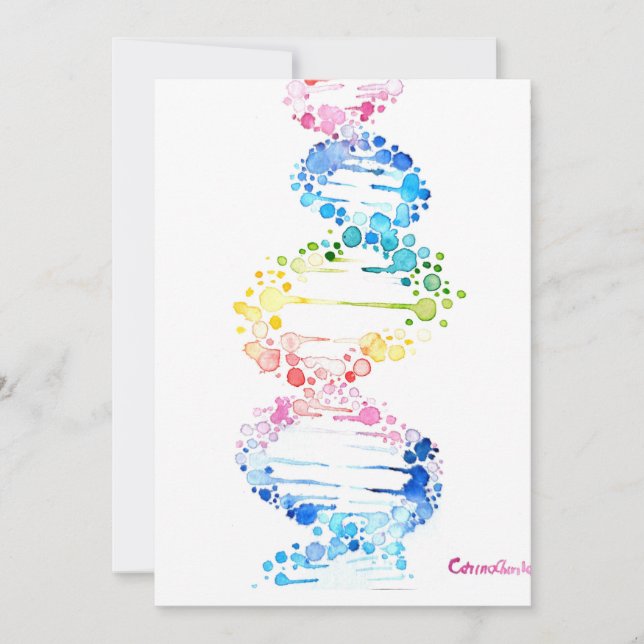 DNA, livets sfäral  Inbjudningar (Framsida)