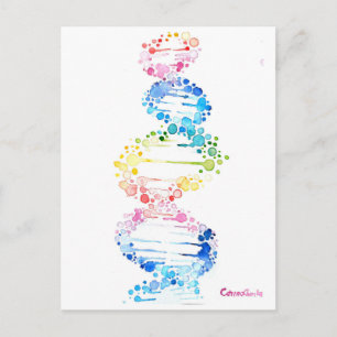 DNA, livets sfäral Vykort