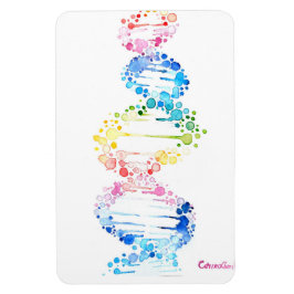 DNA, livets spruta Jigszawa Puzzle Magnet
