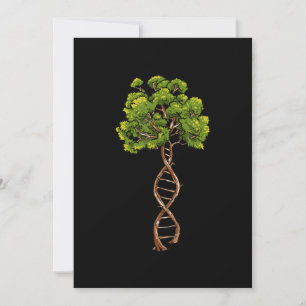 Dna Livets träd Science Genetics Biology Environm Julkort