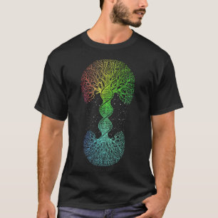 Dna Livets träd Science of Genetics Earth Day T Shirt