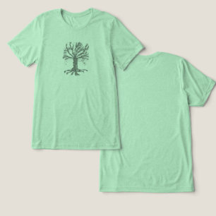 DNA Livets träd stilized Grönt T Shirt