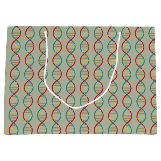 ​ DNA Mid Century Modern STEM Biology Rand grönt (Framsidan)