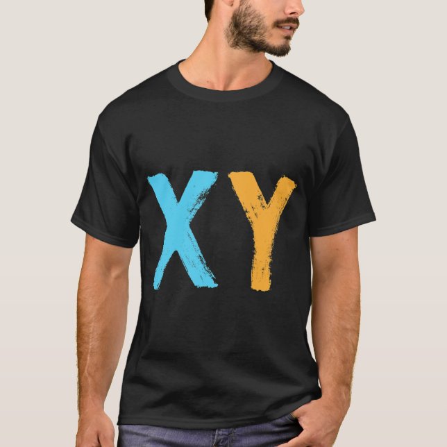 DNA Molecule XY Male Chromosome Biotechnology T-Sh T Shirt (Framsida)