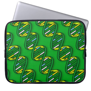 DNA-mönster vetenskap Laptop Fodral