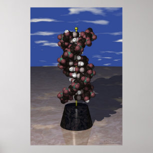 DNA på ett stativ Poster