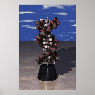 DNA på ett stativ Poster