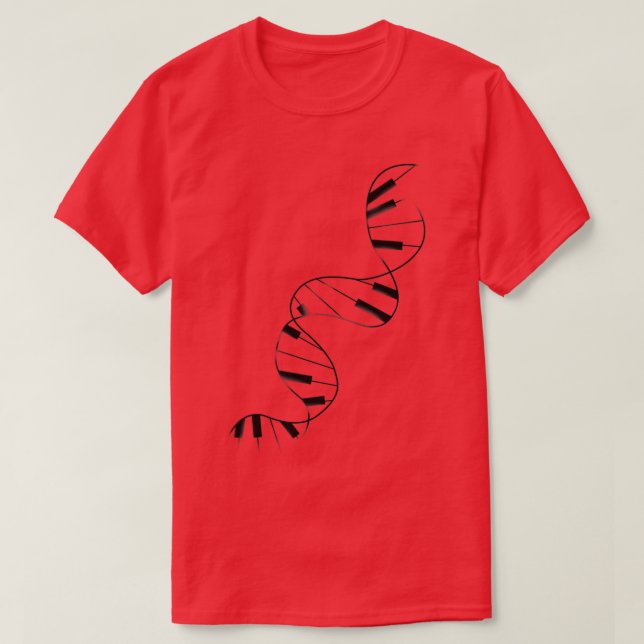DNA Piano 1 T Shirt (Design framsida)