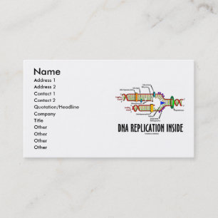 Dna-Replicationinsida (DNA-replicationen) Visitkort