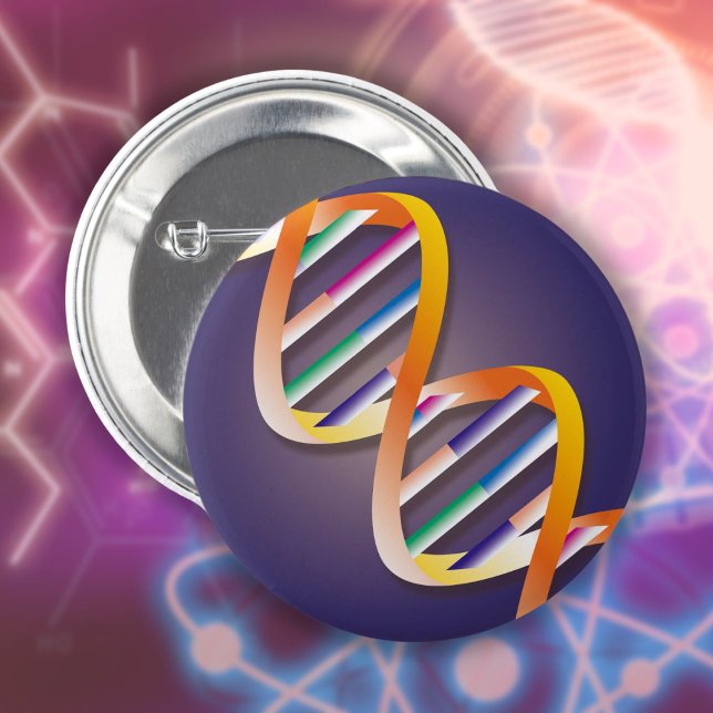 DNA Spotlight Medical Science Knapp (DNA Spotlight Medical Science Button)