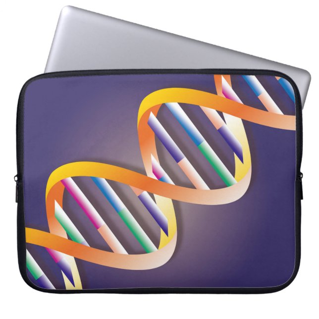 DNA Spotlight Vetenskap Laptop Fodral (Framsidan)