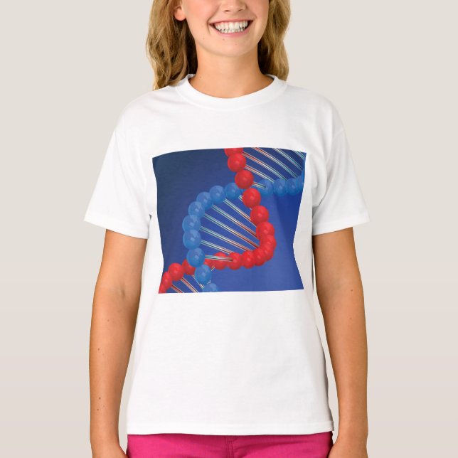 DNA Strand Girls T-Shirt (Framsida)